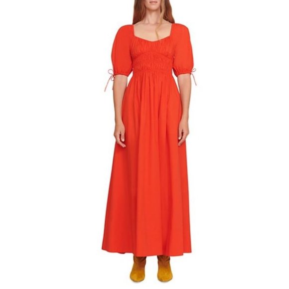 STAUD Dresses & Skirts - NWT STAUD Maxi Faye Dress - Red